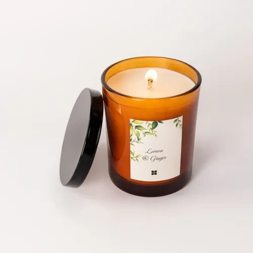 Lemon And Ginger Scented Candle by Ideas Fragrances & Perfumes - Original creation | Pakistani fragrance for unisex