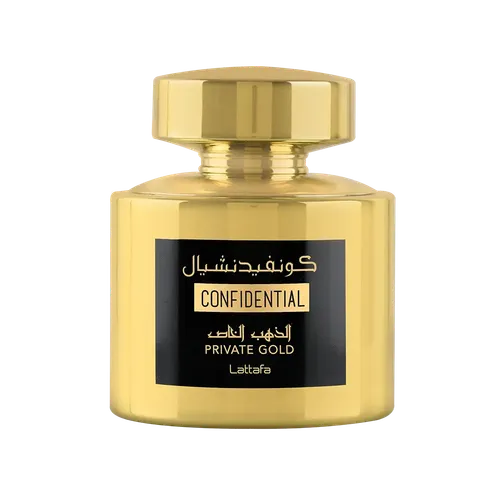 Confidential Private Gold Eau de Parfum (EDP) by Lattafa Pakistan - Original creation | Pakistani fragrance for unisex