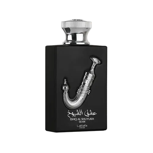 Ishq Al Shuyukh Silver Eau de Parfum (EDP) by Lattafa Pakistan - Original creation | Pakistani fragrance for male