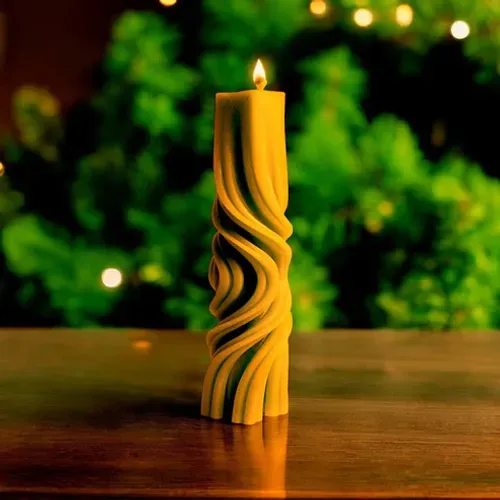 Spiral Pillar A Scented Candle by Scent You - Original creation | Pakistani fragrance for unisex
