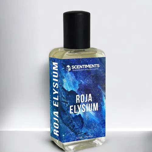 Impression of Roja Elysium perfume by Scentiments