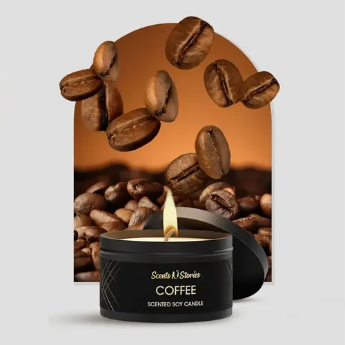 COFFEE Scented Candle by Scents N Stories - Original creation | Pakistani fragrance