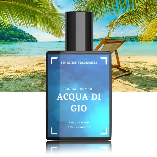 Impression of ACQUA DI GIO Eau de Parfum (EDP) by SENSATION Fragrances - Impression perfume | Pakistani fragrance for male