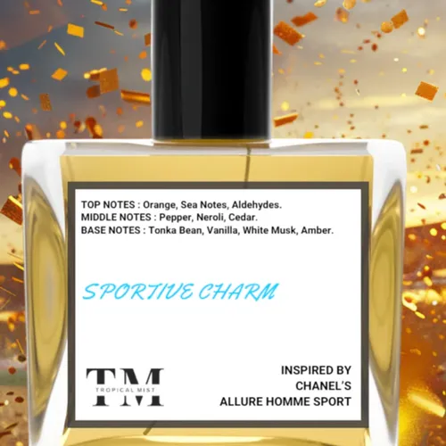 Sportive Charm  Eau de Parfum (EDP) by Tropical Mist - Fragrance impression | Pakistani fragrance for male